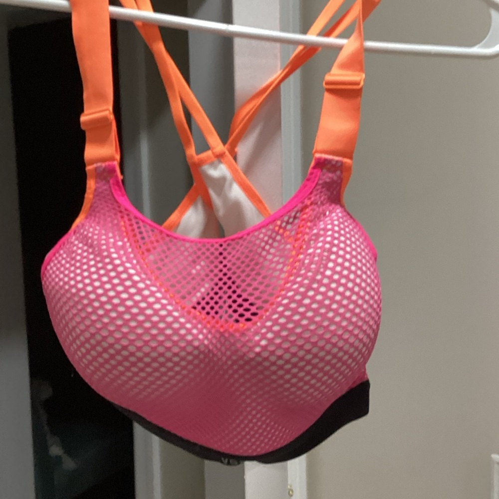Victoria's Secret Pink and Orange Sports Bra
